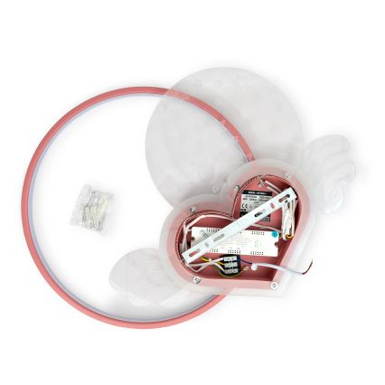 Brilagi - LED bērnu griestu gaismeklis LOVE LED/48W/230V 3000/4500/6000K rozā