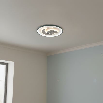 Brilagi - LED bērnu istabas griestu gaismeklis PIGGY LED/70W/230V 3000/4500/6000K Ø 45 cm