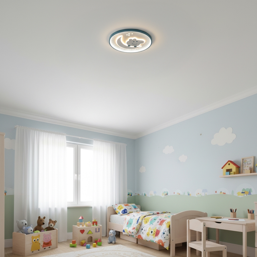 Brilagi - LED bērnu istabas griestu gaismeklis PIGGY LED/70W/230V 3000/4500/6000K Ø 45 cm