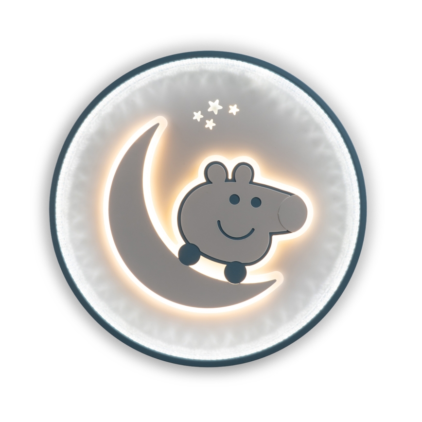 Brilagi - LED bērnu istabas griestu gaismeklis PIGGY LED/70W/230V 3000/4500/6000K Ø 45 cm