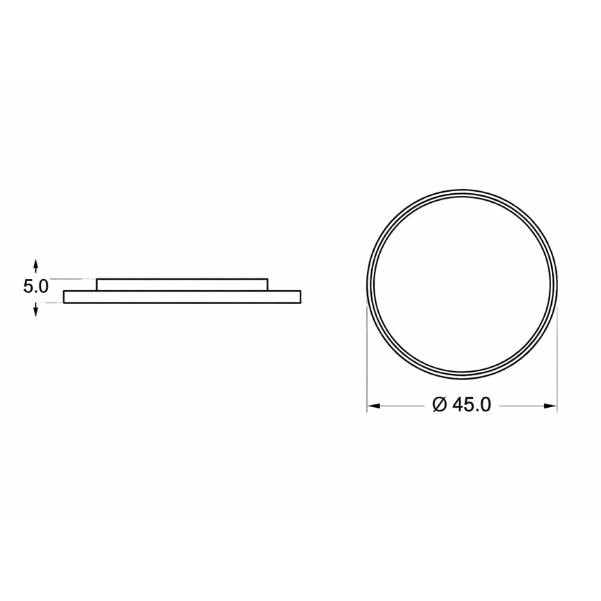 Brilagi - LED bērnu istabas griestu gaismeklis PIGGY LED/70W/230V 3000/4500/6000K Ø 45 cm