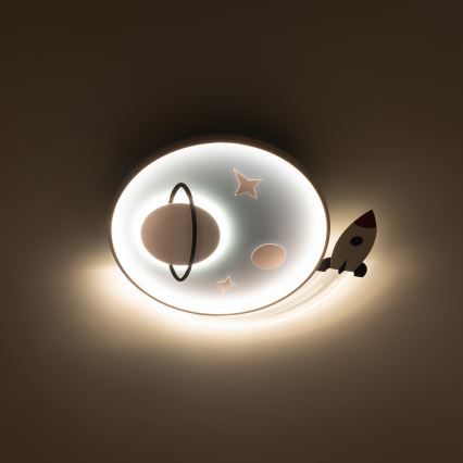 Brilagi - LED bērnu griestu lampa STARSHIP LED/64W/230V 3000/4500/6000K zila