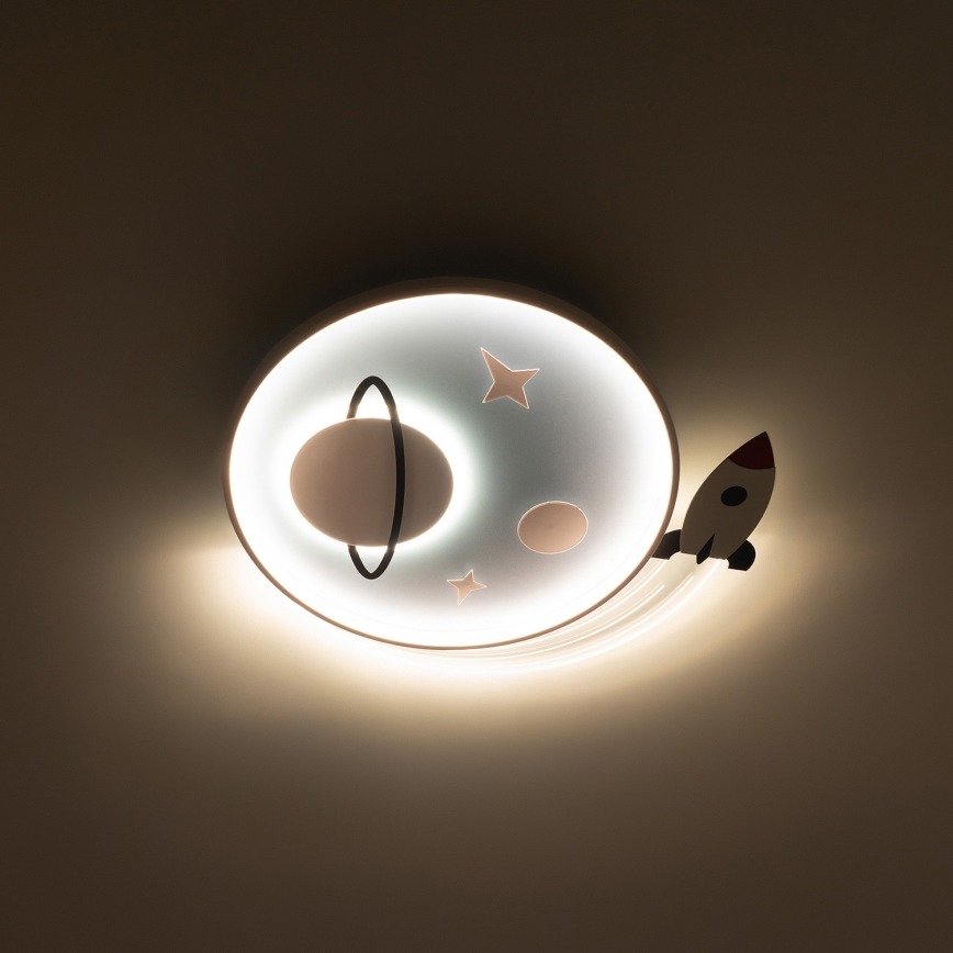 Brilagi - LED bērnu griestu lampa STARSHIP LED/64W/230V 3000/4500/6000K zila