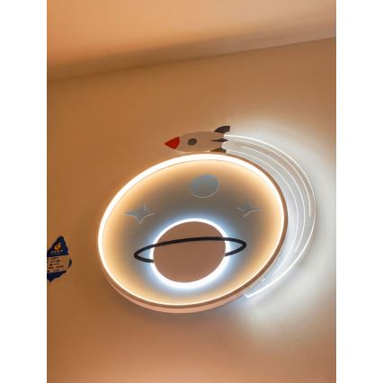 BRILAGI -LED Bērnu griestu gaismeklis STARSHIP LED/64W/230V 3000/4500K zils