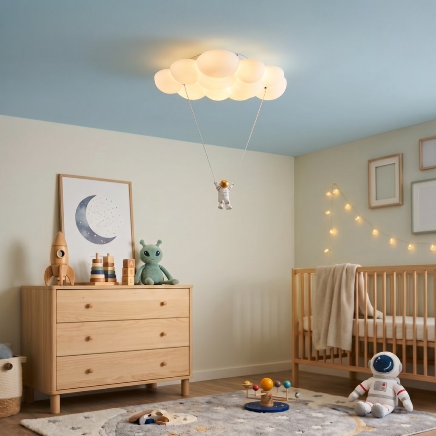 Brilagi - LED bērnu griestu lampa ASTRO LED/77W/230V balta
