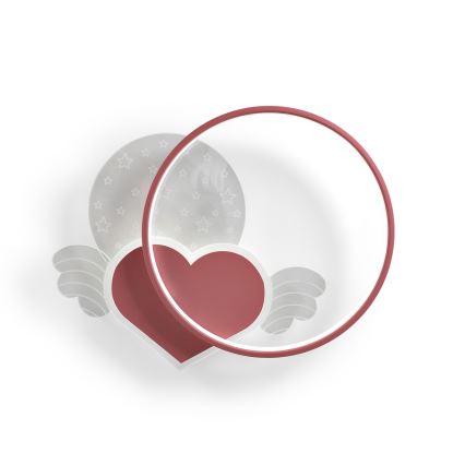 Brilagi - LED bērnu griestu lampa LOVE LED/48W/230V 3000/4500/6000K rozā