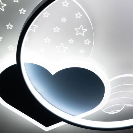 Brilagi - LED bērnu griestu lampa LOVE LED/48W/230V 3000/4500/6000K zila