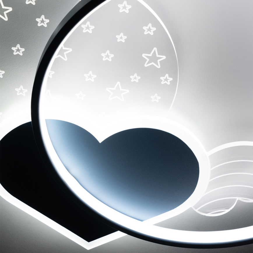 Brilagi - LED bērnu griestu lampa LOVE LED/48W/230V 3000/4500/6000K zila