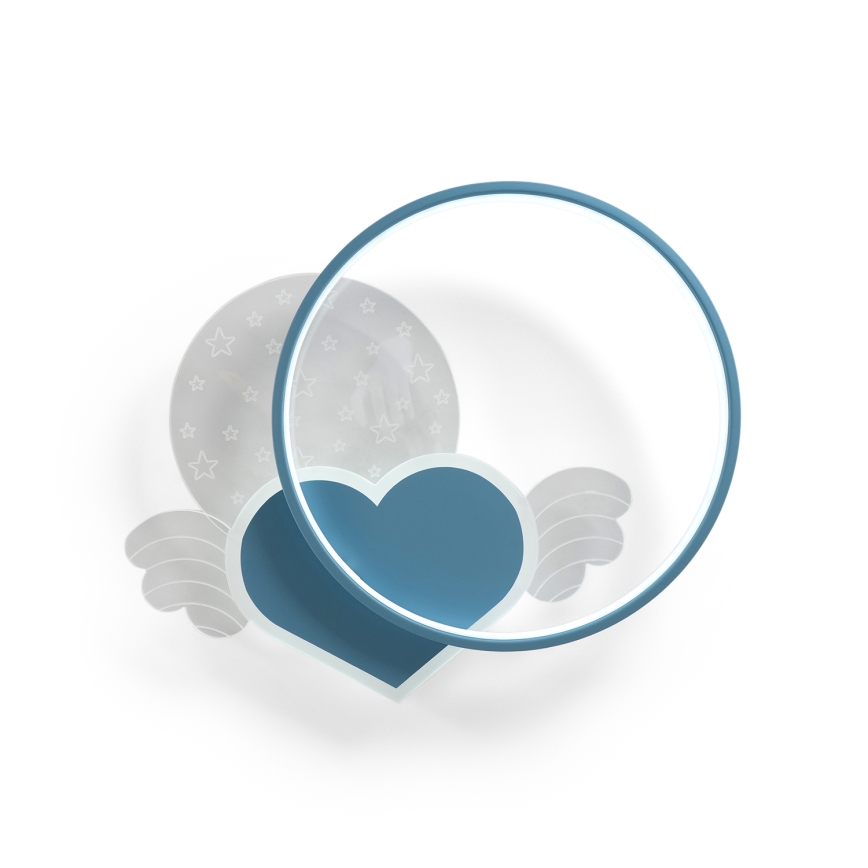 Brilagi - LED bērnu griestu lampa LOVE LED/48W/230V 3000/4500/6000K zila