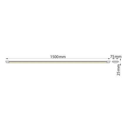 Brilagi - LED cauruļveida gaismeklis AVERO LED/45W/230V 150 cm