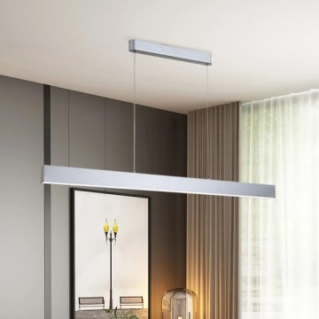 Brilagi - LED Dimabilā lampa ar vadu SLEEKLINE SMART LED/40W/230V 3000-6000K Wi-Fi Tuya sudraba + tālvadības pults