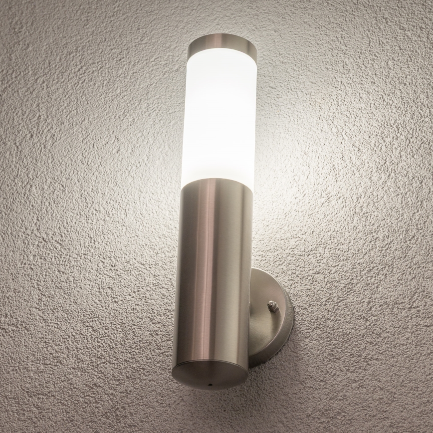 BRILAGI - LED regulējamā āra sienas lampa ELIA 1xE27/6W/230V 2700-6500K IP44 Wi-Fi matēts hroms