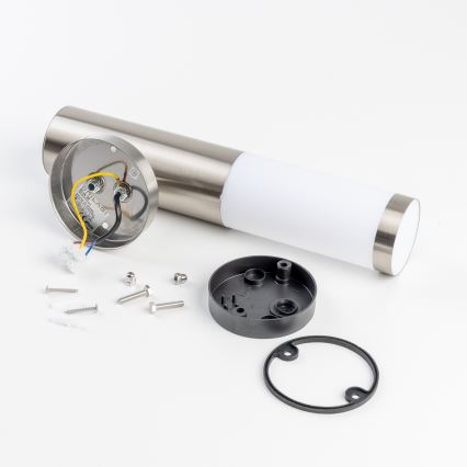 BRILAGI - LED regulējamā āra sienas lampa ELIA 1xE27/6W/230V 2700-6500K IP44 Wi-Fi matēts hroms