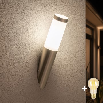 BRILAGI - LED dimējama āra sienas lampa ELIA 1xE27/6W/230V 2700-6500K IP44 matēts hroms