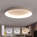BRILAGI - LED dimējama griestu lampa FALCON II LED/108W/230V 3000-6500K Ø 80 cm balta/bēša + tālvadība