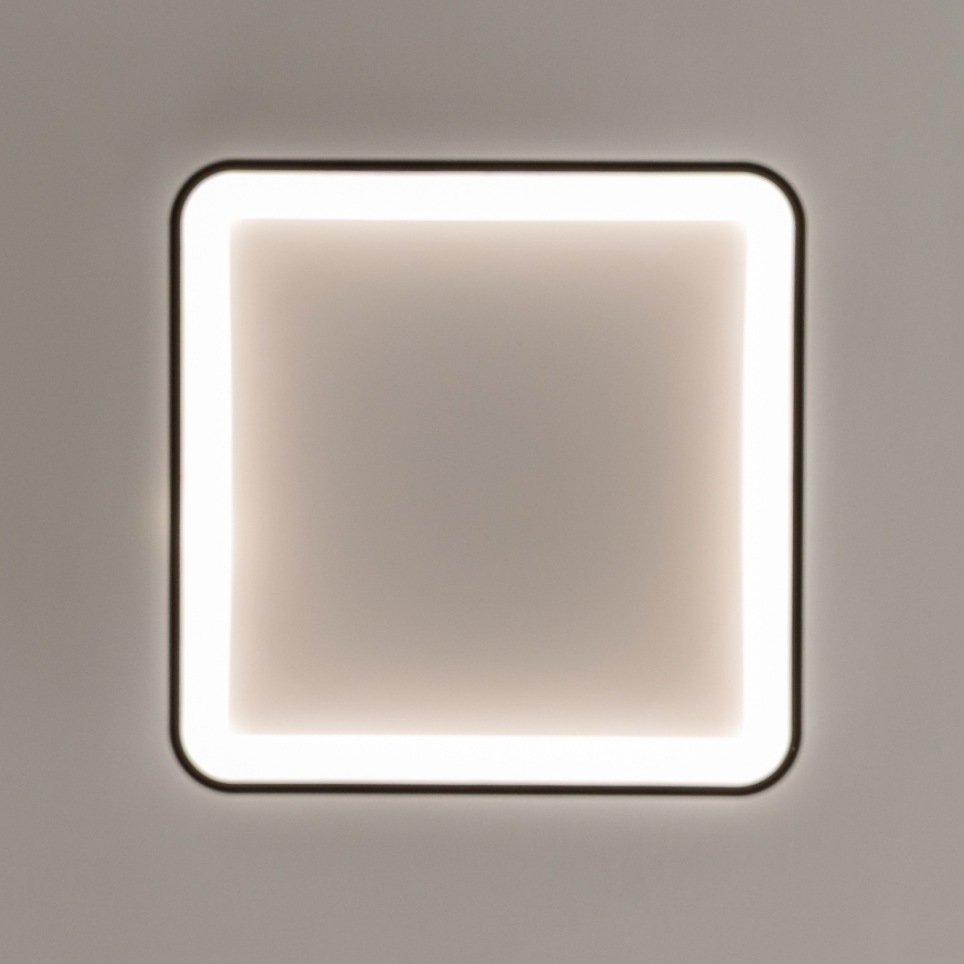 Brilagi - LED gaismeklis ar regulējamu spilgtumu FALCON SLIM LED/50W/230V 3000-6500K 50x50 cm melns + tālvadības pults