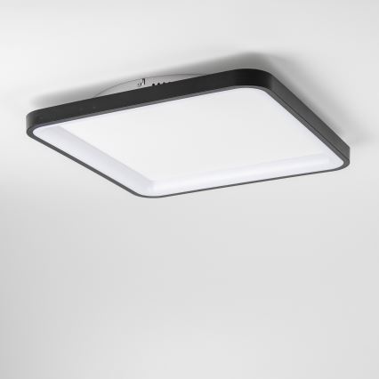 Brilagi - LED gaismeklis ar regulējamu spilgtumu FALCON SLIM LED/50W/230V 3000-6500K 50x50 cm melns + tālvadības pults
