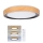 Brilagi - LED dimējama griestu lampa FLOCO LED/48W/230V 3000-6500K Ø 40 cm koka dekors/melna + tālvadības pults