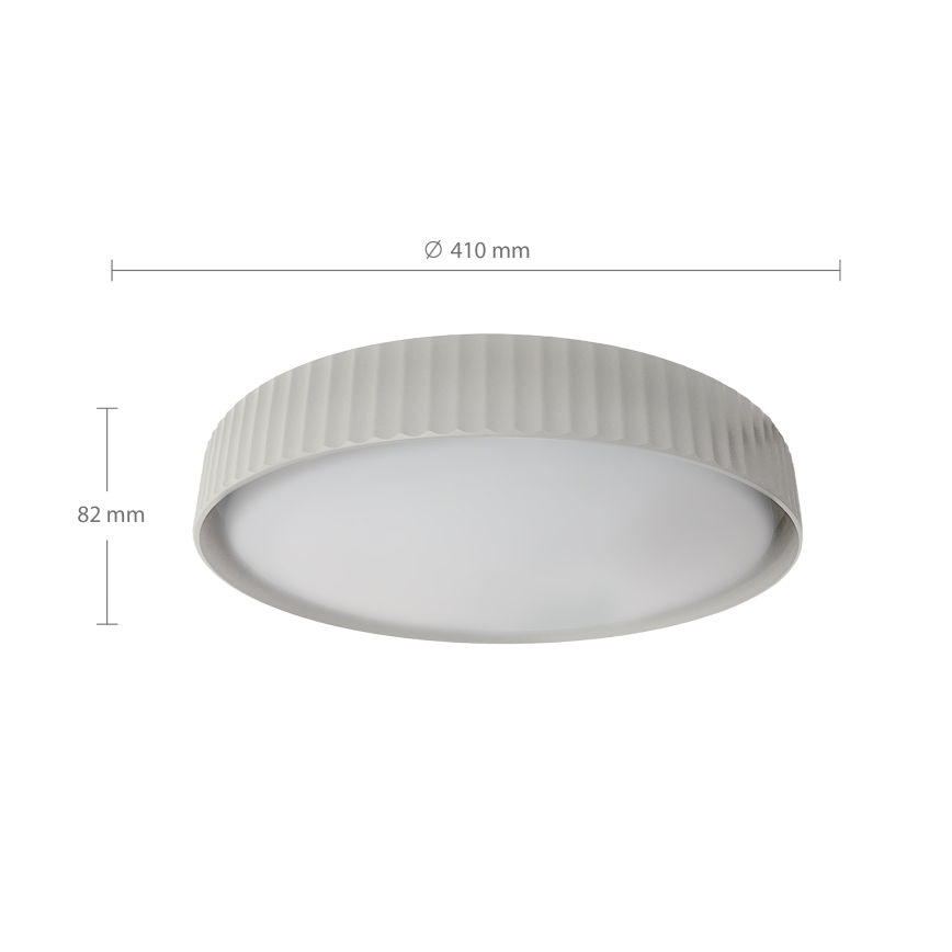 Brilagi - dimmējams LED griestu gaismeklis LUCIA LED/48W/230V 3000-6500K Ø41 cm balts + tālvadība