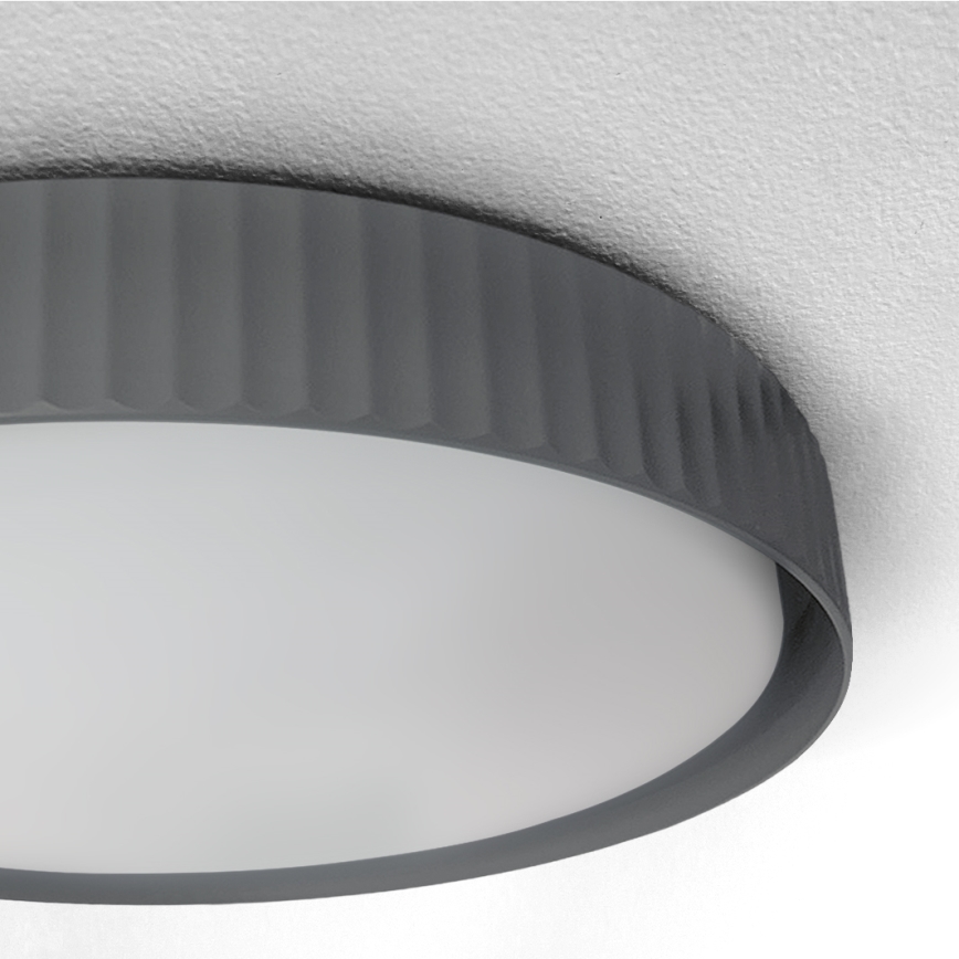 Brilagi - LED griestu gaismeklis ar regulējamu spilgtumu LUCIA LED/60W/230V 3000-6500K Ø 59 cm pelēks + ar tālvadības pulti