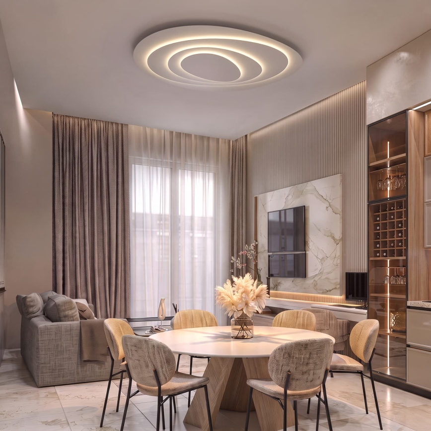 BRILAGI - LED Dimējams griestu gaismeklis MODERN MAXI LED/87W/230V 3000-6000K 67x80 cm + tālvadības pults