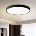 Brilagi - LED dimējama griestu lampa POOL SMART LED/100W/230V 3000-6000K diametrs 80 cm Wi-Fi Tuya melna + tālvadības pults