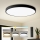 Brilagi - LED dimējamā griestu lampa POOL SMART LED/128W/230V 3000–6000K Ø100 cm Wi‑Fi Tuya melna + tālvadība