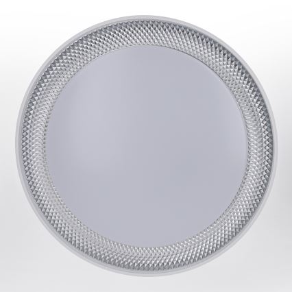 Brilagi - Dimmējams griestu gaismeklis WALDO LED/48W/230V 3000-6500K Ø 40 cm balts/sudrabs + ar tālvadības pulti