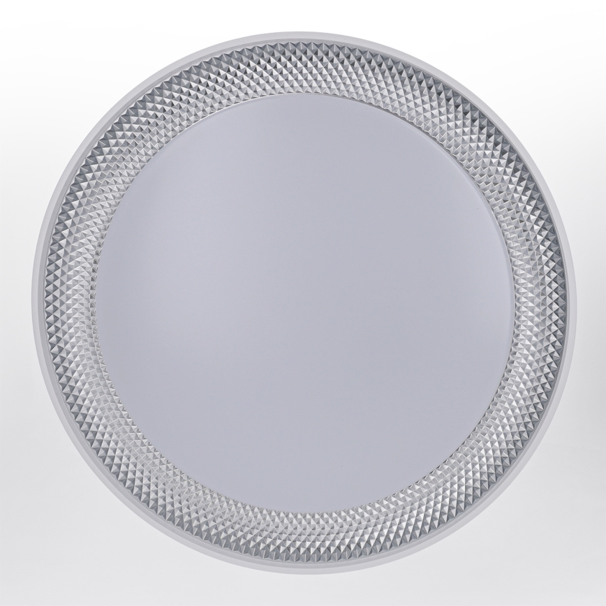 Brilagi - Dimmējams griestu gaismeklis WALDO LED/48W/230V 3000-6500K Ø 40 cm balts/sudrabs + ar tālvadības pulti