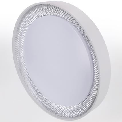 Brilagi - Dimmējams griestu gaismeklis WALDO LED/48W/230V 3000-6500K Ø 40 cm balts/sudrabs + ar tālvadības pulti