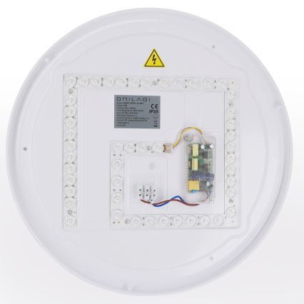 Brilagi - Dimmējams griestu gaismeklis WALDO LED/48W/230V 3000-6500K Ø 40 cm balts/sudrabs + ar tālvadības pulti