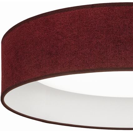 BRILAGI - LED regulējams griestu gaismeklis VELVET SMARTIX LED/24W/230V 3000-6000K Ø 45 cm vīnsarkans Wi-Fi Tuya Beacon + tālvadības pults