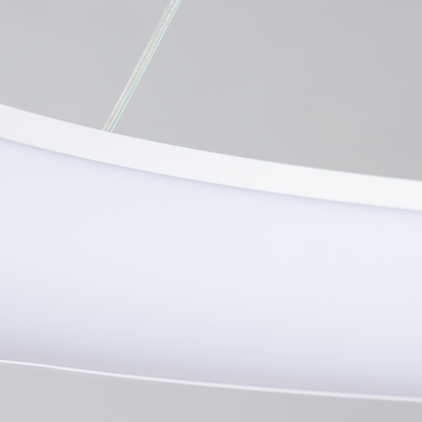 Brilagi - regulējama LED karāma lustra uz troses FALCON II LED/108W/230V 3000-6500K Ø 80 cm balta + tālvadības pults