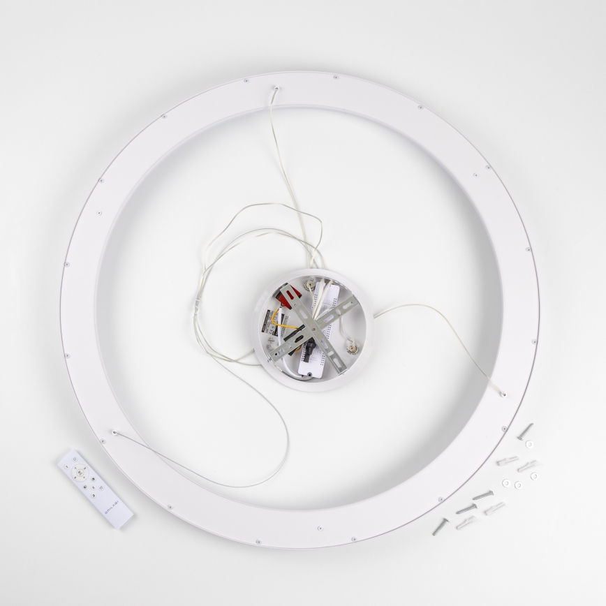 Brilagi - regulējama LED karāma lustra uz troses FALCON II LED/108W/230V 3000-6500K Ø 80 cm balta + tālvadības pults