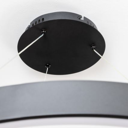 Brilagi - LED dimējama lustra uz troses FALCON II LED/108W/230V 3000-6500K Ø 80 cm melna + tālvadības pults