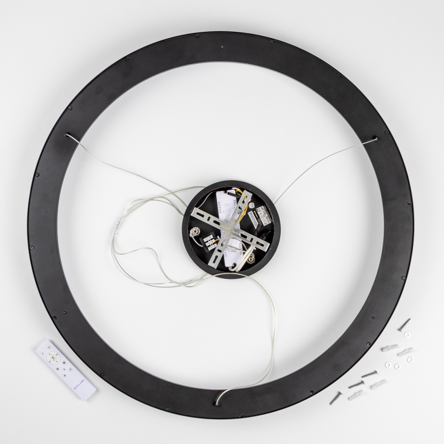 Brilagi - LED dimējama lustra uz troses FALCON II LED/108W/230V 3000-6500K Ø 80 cm melna + tālvadības pults