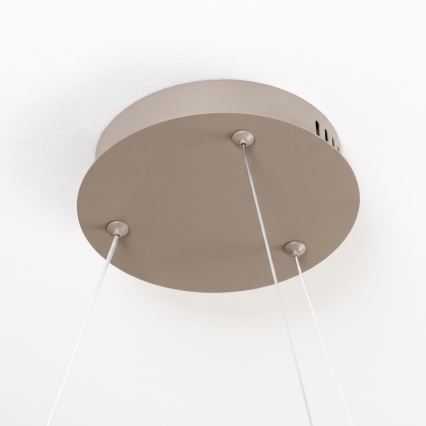 BRILAGI - LED aptumšojama piekārta lampa ar vadu FALCON SLIM LED/42W/230V 3000-6500K Ø 50 cm bēša + ar tālvadības pulti
