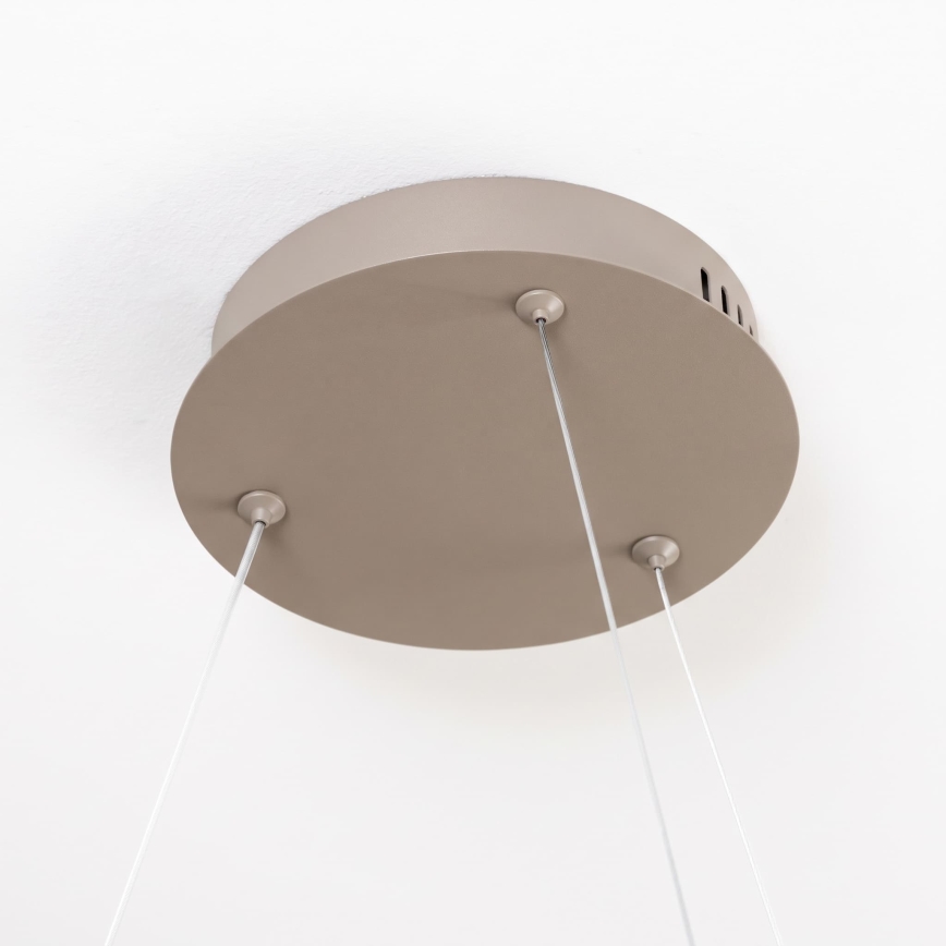 BRILAGI - LED aptumšojama piekārta lampa ar vadu FALCON SLIM LED/42W/230V 3000-6500K Ø 50 cm bēša + ar tālvadības pulti