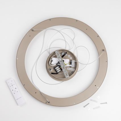 BRILAGI - LED aptumšojama piekārta lampa ar vadu FALCON SLIM LED/42W/230V 3000-6500K Ø 50 cm bēša + ar tālvadības pulti
