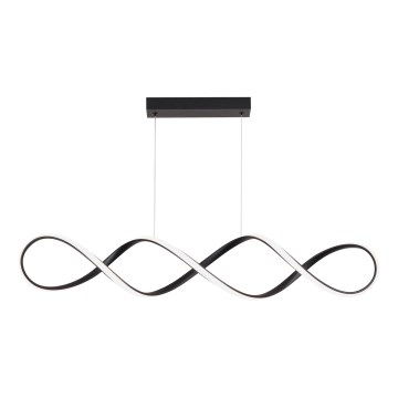 Brilagi - LED dimējama lustra uz troses DNA LED/41W/230V 3000-6000K melna + ar tālvadības pulti