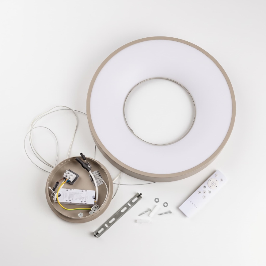 BRILAGI - LED regulējama lustra uz troses FALCON II LED/67W/230V 3000-6500K Ø 40 cm bēša + tālvadības pults