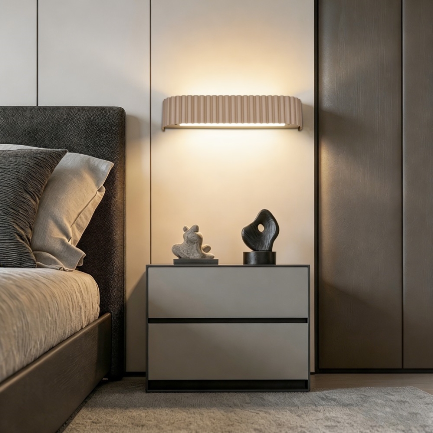 BRILAGI - LED dimējams sienas gaismeklis FALCON MODERN LED/14W/230V 3000-6000K 40 cm bēšs + tālvadība