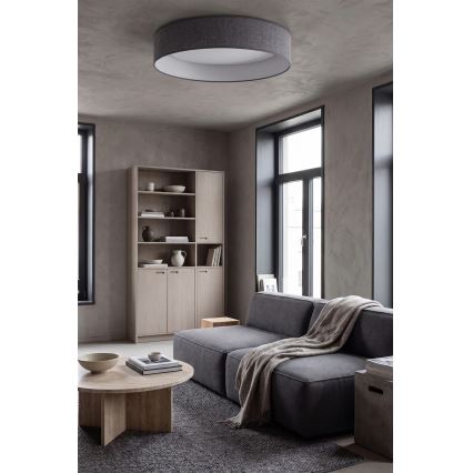 BRILAGI - Regulējama LED griestu lampa VELVET SMARTIX LED/24W/230V 3000-6000K Ø 45 cm pelēka Wi-Fi Tuya Beacon + tālvadība