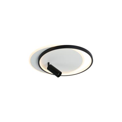 Brilagi - LED regulējams griestu gaismeklis UNITY LED/48W/230V + 1xGU10/3W 3000-6000K 39x45 cm balts/melns + tālvadība