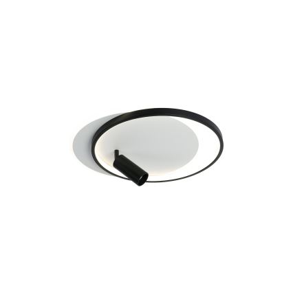 Brilagi - LED regulējams griestu gaismeklis UNITY LED/48W/230V + 1xGU10/3W 3000-6000K 39x45 cm balts/melns + tālvadība