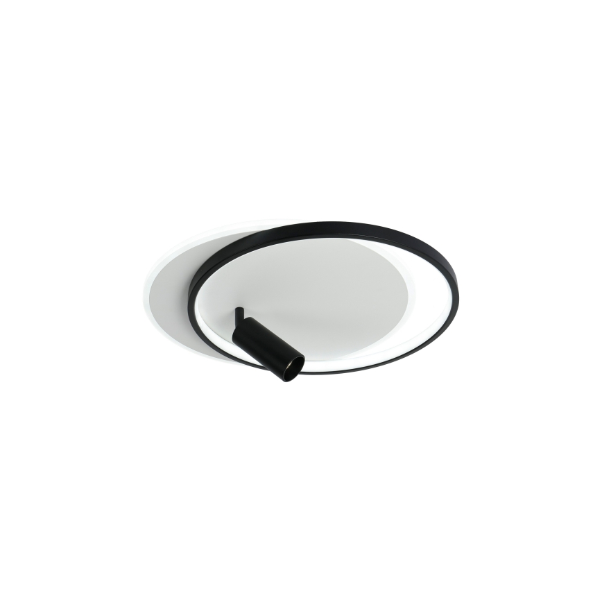 Brilagi - LED regulējams griestu gaismeklis UNITY LED/48W/230V + 1xGU10/3W 3000-6000K 39x45 cm balts/melns + tālvadība