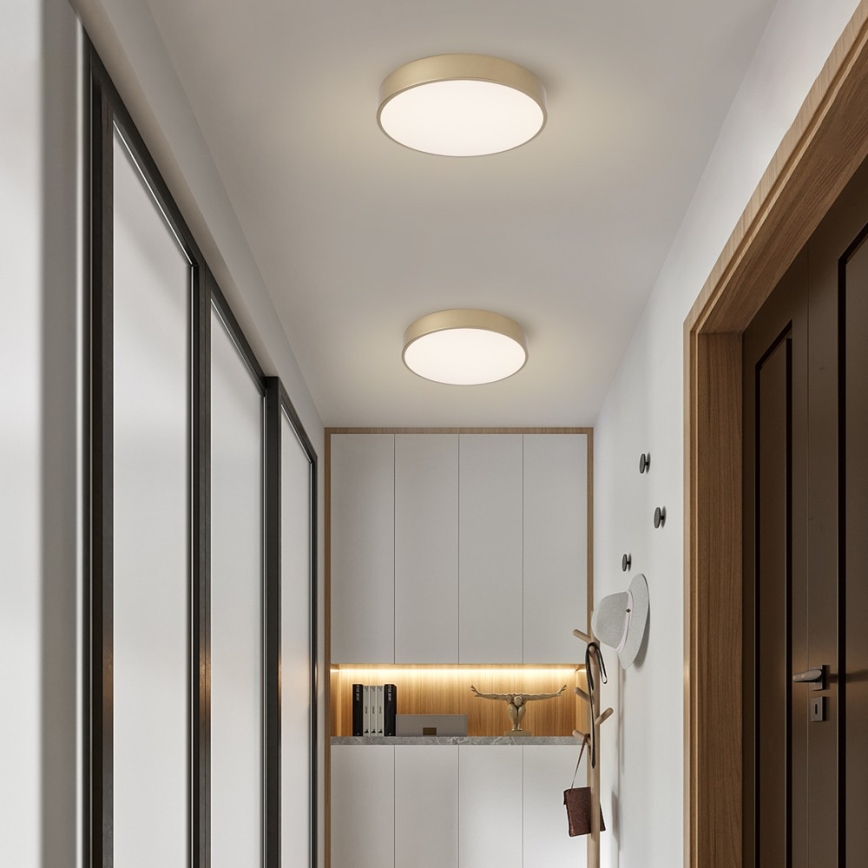 BRILAGI - LED dimējams griestu gaismeklis POOL SMART LED/48W/230V 3000-6000K Ø 40 cm Wi-Fi Tuya zelta + tālvadības pults