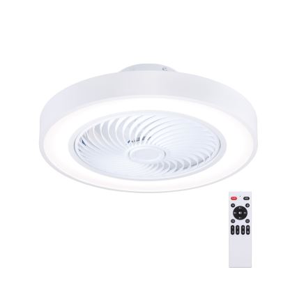 Brilagi - LED griestu gaismeklis ar regulējamu spilgtumu un ventilatoru LED/30W/230V 3000-6500K Ø 50 cm balts + tālvadības pults