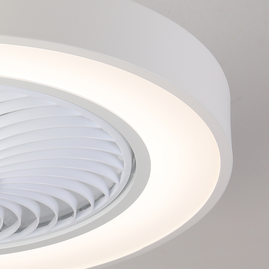 Brilagi - LED griestu gaismeklis ar regulējamu spilgtumu un ventilatoru LED/30W/230V 3000-6500K Ø 50 cm balts + tālvadības pults
