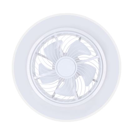 Brilagi - LED griestu gaismeklis ar regulējamu spilgtumu un ventilatoru LED/30W/230V 3000-6500K Ø 50 cm balts + tālvadības pults